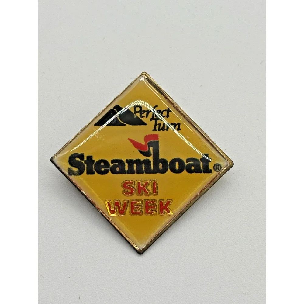 Steamboat‎ Safe Skier Lapel Pin Steamboat Springs Colorado Ski Resort